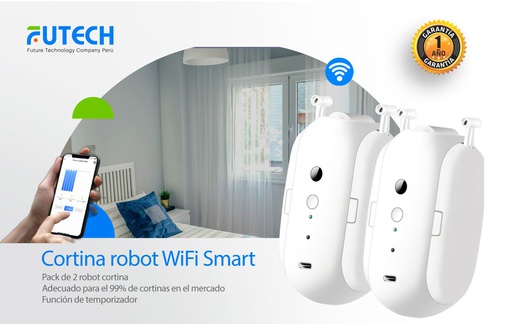 Cortina Robot Smart Wifi 2pcs PROMO 20%
